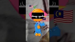 good morning Malaysia 🇲🇾 emojicat malaysia flags funny [upl. by Sucramraj810]