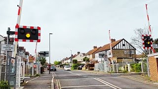 Isleworth Level Crossing London [upl. by Ettesoj]