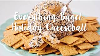 Everything Bagel Seasoning Cheeseball Recipe [upl. by Michiko]