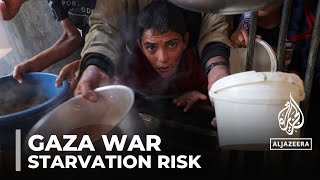 Risk of starvation Worsening shortages of food and water in Gaza [upl. by Pitzer]