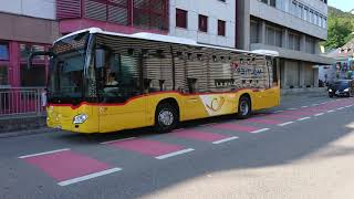 Mercedes Citaro K C2 Car Postal Moutier [upl. by Eicyaj]