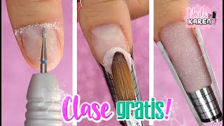 CLASE GRATIS 2 Uñas ACRÍLICAS ESCULTURALES  Principiantes [upl. by Kendy]