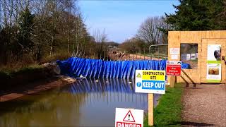 Middlewich Canal Collapse Update April 2018 [upl. by Greerson]