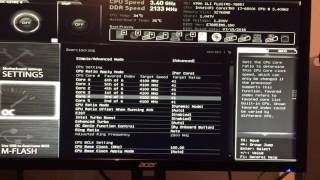 i7 6800K overclocking on a MSI X99A SLI Plus Motherboard [upl. by Eenaj826]