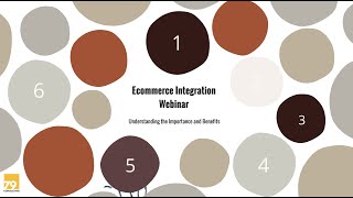 eCommerce Integration Webinar [upl. by Evelyn357]