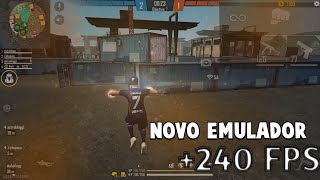 Melhor EMULADOR para PC FRACO 240fps  FREE FIRE [upl. by Holcman875]