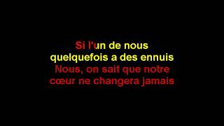 VOUS LES COPAINS KARAOKE SHEILA [upl. by Chaiken617]