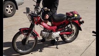 Zongshen 190  Postie bike  190cc Engine conversion [upl. by Bahner568]