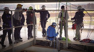 Rope Rescue Course Part 2 of 5  Rope Rescue Going Over [upl. by Trillby]