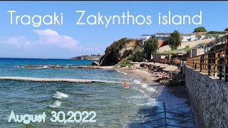 Tragaki Tour August 302022  Zakynthos island Greece  Living in Zante [upl. by Ardme]