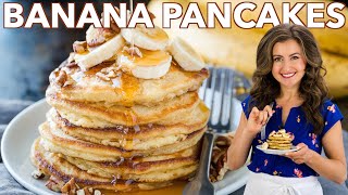 The Best BANANA PANCAKES Recipe [upl. by Marie-Ann]