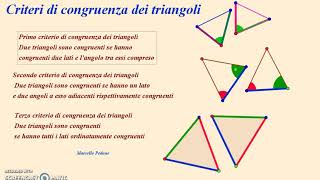 Criteri di congruenza e Criteri di similitudine dei triangoli [upl. by Repip]