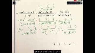 Algebra review 2 Simplifying Rational Expressions [upl. by Mariana]