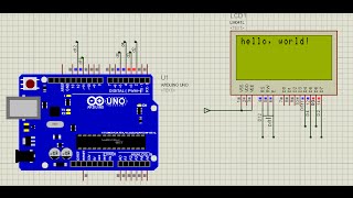 LCD16x4 connection with Arduino Uno [upl. by Senilec]