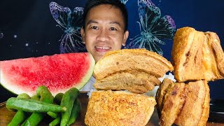 LECHON KAWALI MUKBANG CRISPY PORK BELLY PINOY FOOD GENHENkapares [upl. by Waylin516]