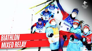 Biathlon  Full Replay  Mixed Relay  Beijing2022 [upl. by Atinrev]