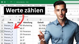 Excel Werte zählen mit ZÄHLENWENN und ANZAHLFunktion mehrere Kriterien nicht leere Zellen [upl. by Gautea]