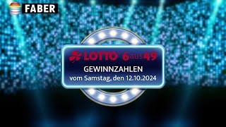 FABER Lotto · LottoGewinnzahlen vom Samstag den 12102024 [upl. by Corina]