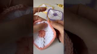 Very Easy Crochet ideas for Beginners⚡️How to Crochet Granny Square Motif ⚡️😇 Puffy Stitch Blanket [upl. by Gunning544]