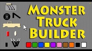 Vids4kidstv  Monster Truck Builder For Kids [upl. by Tasiana]