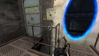 Portal 2 walkthrough HD  chapter 6 The Fall [upl. by Yojal]