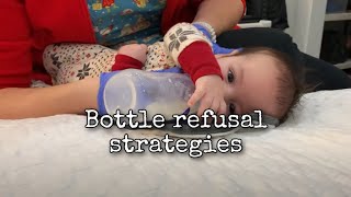 Introducing a bottle when baby refuses [upl. by Araccat281]