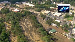 North Carolina Helene damage Sky 4 video Henderson County [upl. by Kaiser]