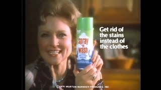 Spray N Wash Commercial Betty White 1976 [upl. by Benedicto374]