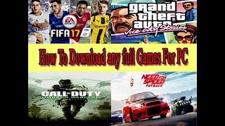 How to Download any PC Games কি ভাবে ডাউনলোড করবেন কম্পিউটার গেমস। [upl. by Nnylaj]