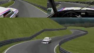 Lap of Nurburgring Nordschleife in a BMW CSL  GT Legends [upl. by Bendite]