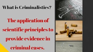 Criminalistics vs Forensic Science [upl. by Zetnod]