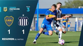 TorneoProyección  Fecha 3 del Torneo 2023  Boca – Talleres [upl. by Erdnaxela36]