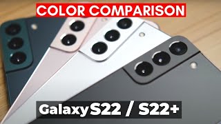 Samsung Galaxy S22  S22 Color Comparison 🔥🔥 [upl. by Vince908]