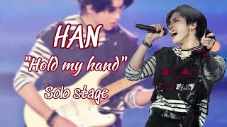 Stray Kids Han quotHold my handquot Unreleased song 한지성Solo lyrics video [upl. by Annabel558]