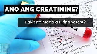 Ano ang Creatinine [upl. by Leonardo572]