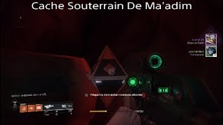 Destiny 2  Localisation Cache Souterrain de Maadim [upl. by Rask]