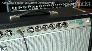 Fender 68 Custom Deluxe Reverb vs 65 Deluxe Reverb reissue amp review demo [upl. by Cogswell]