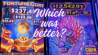 Fortune Coin vs Dragon Coin slot machine Showdown Which played better [upl. by Itsa490]