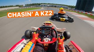 KZ2 vs ROK SHIFTER karting chase at Cremona Circuit🔥 [upl. by Vernor]