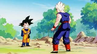 Goten juega con Gohan y se transforma en SuperSayayin [upl. by Jedthus]