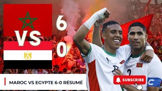 Maroc vs Égypte 6  0  Résumé  Jo 2024  Paris 2024  Jeux olympiques [upl. by Annette201]