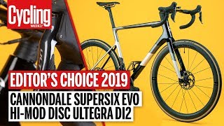 Cannondale SuperSix Evo HiMod Disc Ultegra Di2 Review  Editors Choice 2019  Cycling Weekly [upl. by Ahsele]