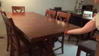 Ashley Furniture Waurika Dining Table Set D644 Review [upl. by Adnarem]