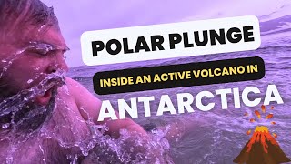 Polar Plunge in Antarctica  Seabourn Pursuit  Deception Island  Kinny amp JJ [upl. by Atiseret110]