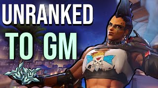 UNRANKED TO GM JUNKERQUEEN  GENJI DUO  PLAT TO MASTERS  PART 1 [upl. by Fromma451]