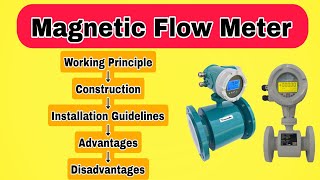 Mag Flow Meter Working Principle Magnetic Flow meter working [upl. by Ahtanamas]