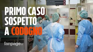 Primo caso di sospetto Covid al pronto soccorso di Codogno riaperto questa mattina [upl. by Jody]