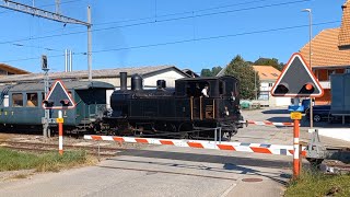 Bahnübergang Affoltern im Emmental CH  Swiss Railroad Crossing [upl. by Aneris832]