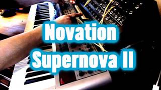 Novation Supernova 2 ProX PE  8 Part DEMO  Trance Sequence  Arps [upl. by Banks]