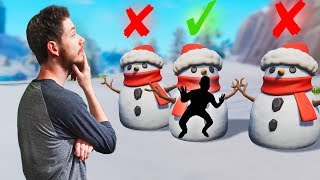 Guess The Right Snowman  Fortnite [upl. by Nednerb600]